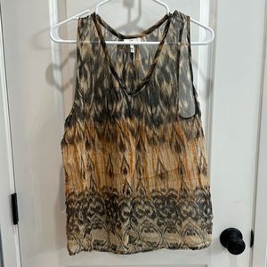 Joie Aztec Tank Blouse Size Small